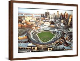 Comerica Park - Detroit, Michigan-Mike Smith-Framed Art Print