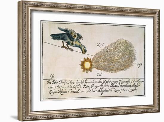 Comet, 1664-null-Framed Giclee Print