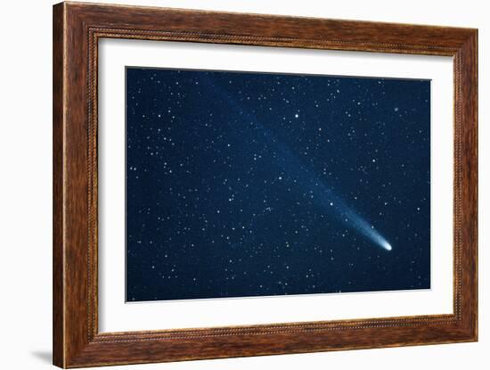 Comet Hyakutake on 13.3.96-John Sanford-Framed Photographic Print