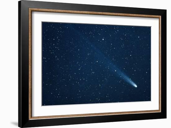 Comet Hyakutake on 13.3.96-John Sanford-Framed Photographic Print