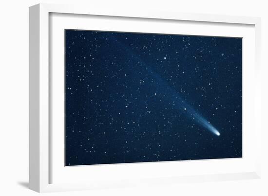 Comet Hyakutake on 13.3.96-John Sanford-Framed Photographic Print