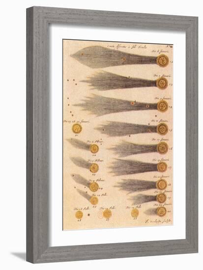 Comet Illustrations, 1667-null-Framed Giclee Print