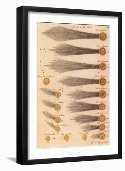 Comet Illustrations, 1667-null-Framed Giclee Print