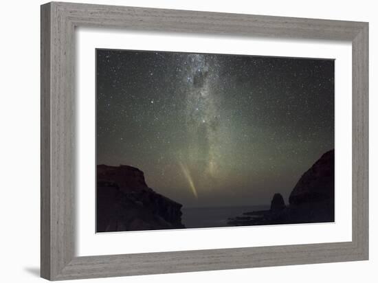 Comet Lovejoy And the Milky Way-Alex Cherney-Framed Photographic Print