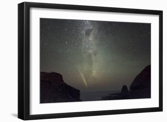 Comet Lovejoy And the Milky Way-Alex Cherney-Framed Photographic Print