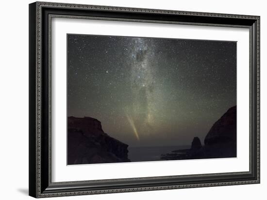 Comet Lovejoy And the Milky Way-Alex Cherney-Framed Photographic Print