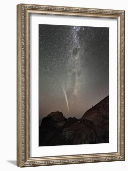 Comet Lovejoy And the Milky Way-Alex Cherney-Framed Photographic Print