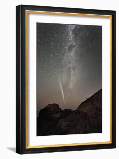 Comet Lovejoy And the Milky Way-Alex Cherney-Framed Photographic Print