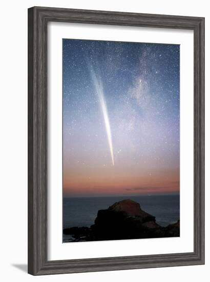 Comet Lovejoy At Dawn-Alex Cherney-Framed Photographic Print