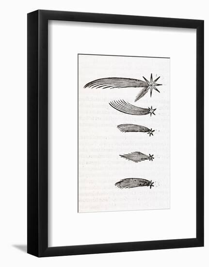 Comet Observations, 16th Century-Middle Temple Library-Framed Photographic Print