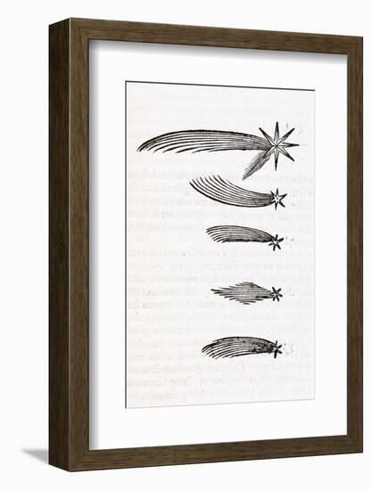 Comet Observations, 16th Century-Middle Temple Library-Framed Photographic Print