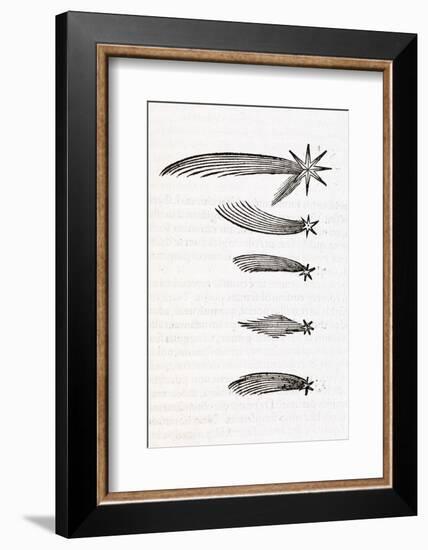 Comet Observations, 16th Century-Middle Temple Library-Framed Photographic Print