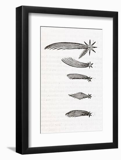 Comet Observations, 16th Century-Middle Temple Library-Framed Photographic Print