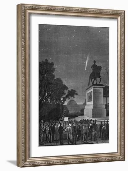 Comet of Coggia, 1874-C Laplante-Framed Art Print