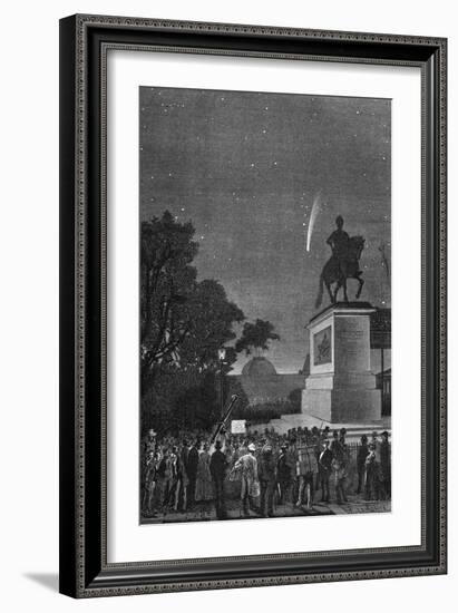 Comet of Coggia, 1874-C Laplante-Framed Art Print