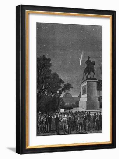 Comet of Coggia, 1874-C Laplante-Framed Art Print