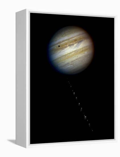Comet P/Shoemaker-Levy 9 Approaching Jupiter on May 17, 1994-null-Framed Stretched Canvas
