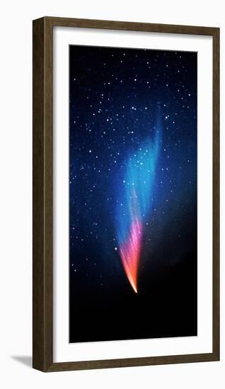 Comet (Photo Illustration)-null-Framed Photographic Print