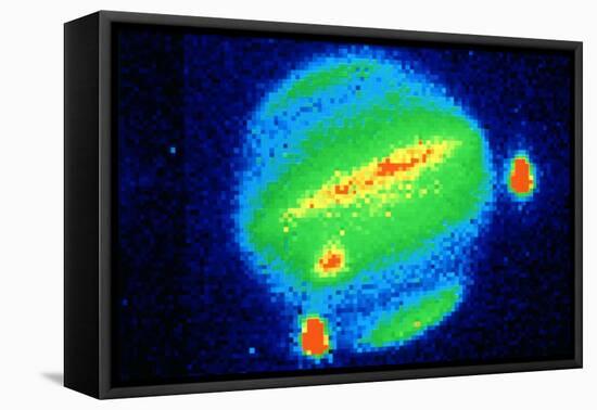 Comet Shoemaker-Levy Colliding with Jupiter, 20 July 1994-null-Framed Premier Image Canvas