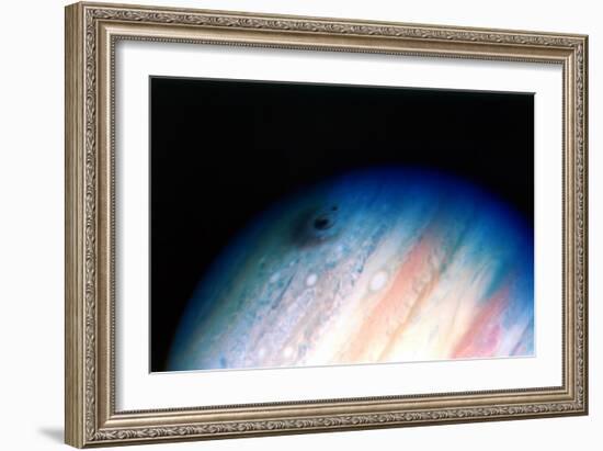 Comet Shoemaker-Levy Colliding with Jupiter, 20 July 1994-null-Framed Giclee Print