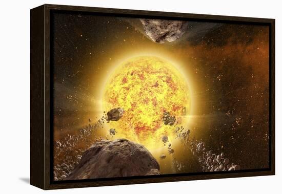 Comets around a Star-null-Framed Premier Image Canvas