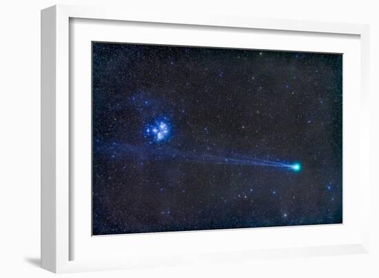 Comey Lovejoy (C-2014 Q2) Nearest the Pleiades Star Cluster-Stocktrek Images-Framed Photographic Print