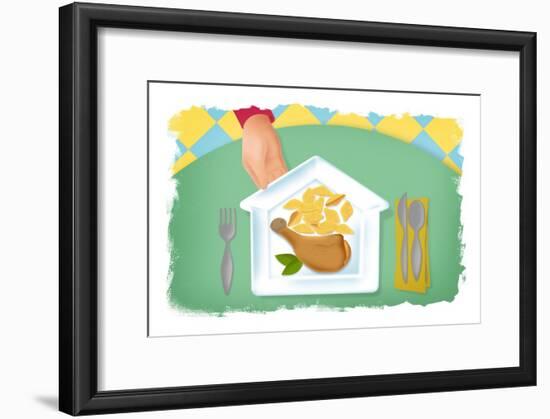 Comfort Food-Mary Ann Smith-Framed Giclee Print