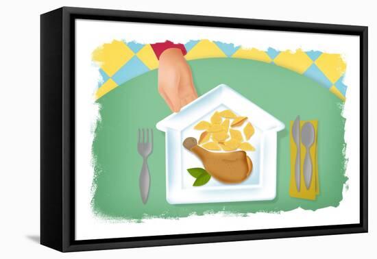 Comfort Food-Mary Ann Smith-Framed Premier Image Canvas