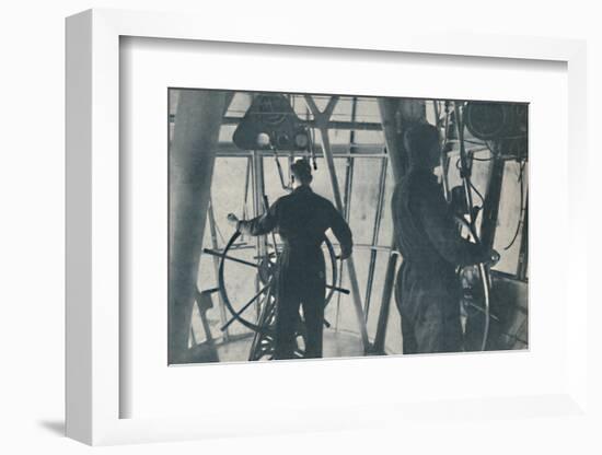 'Comfort for Passengers and the Cabin of a Marvellous Central Control', c1935-Unknown-Framed Photographic Print