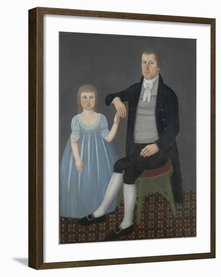 Comfort Starr Mygatt and Lucy Mygatt, 1799-John Brewster-Framed Giclee Print