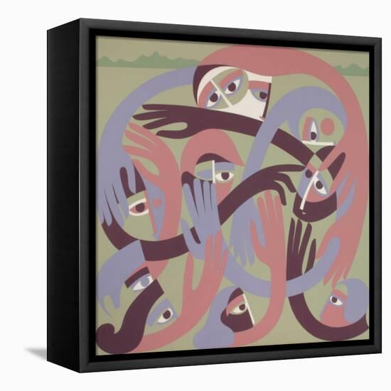 Comforters, 1983-Ron Waddams-Framed Premier Image Canvas