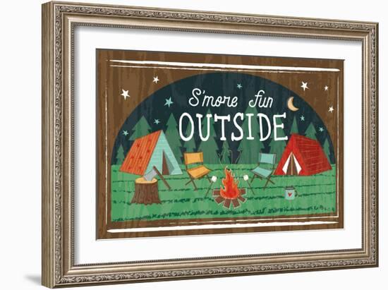 Comfy Camping VII-Melissa Averinos-Framed Art Print