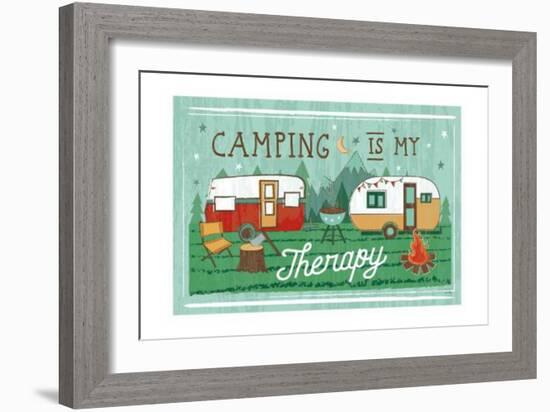 Comfy Camping VIII-Melissa Averinos-Framed Art Print