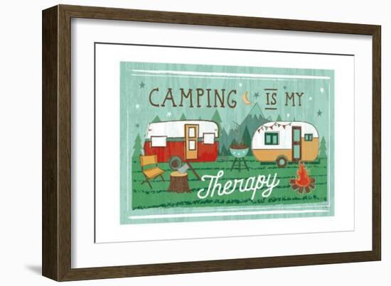 Comfy Camping VIII-Melissa Averinos-Framed Art Print