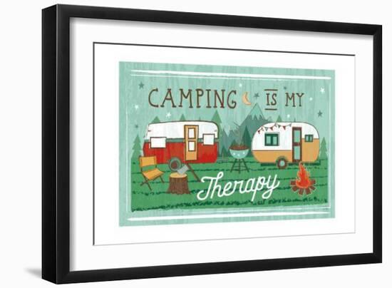 Comfy Camping VIII-Melissa Averinos-Framed Art Print