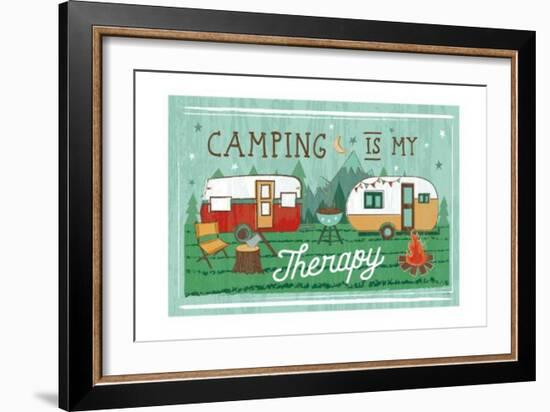 Comfy Camping VIII-Melissa Averinos-Framed Art Print