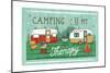 Comfy Camping VIII-Melissa Averinos-Mounted Art Print