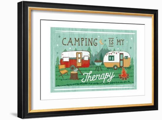 Comfy Camping VIII-Melissa Averinos-Framed Art Print
