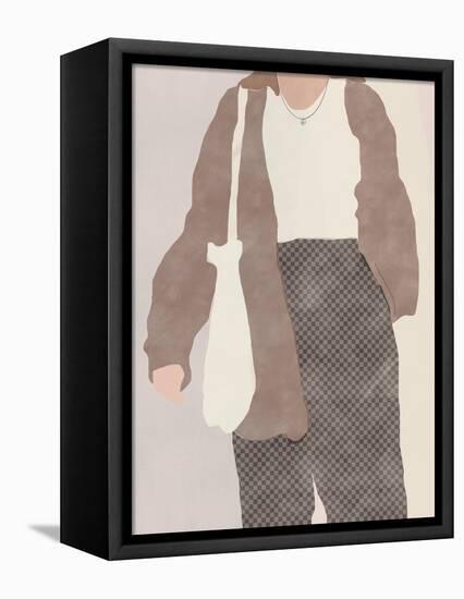 Comfy Checker-Little Dean-Framed Premier Image Canvas