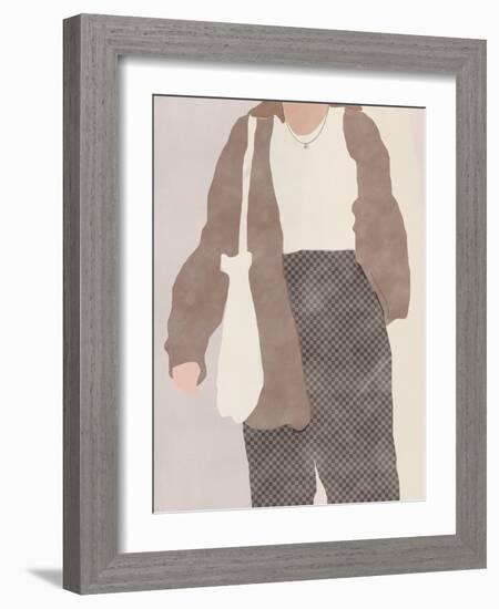 Comfy Checker-Little Dean-Framed Photographic Print