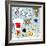 Comic Book Explosion Elements-Designer_things-Framed Art Print