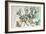 Comic Map of Europe by Frederick Rose, c.1870-null-Framed Giclee Print