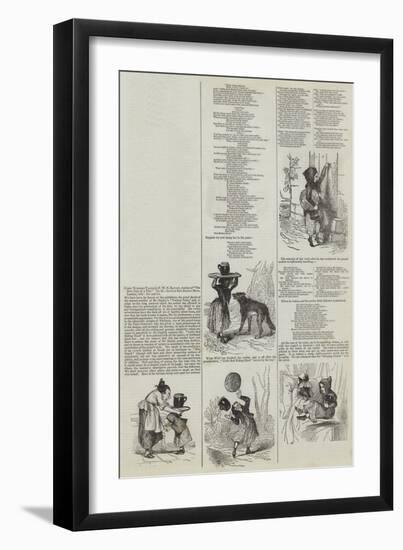 Comic Nursery Tales-null-Framed Giclee Print