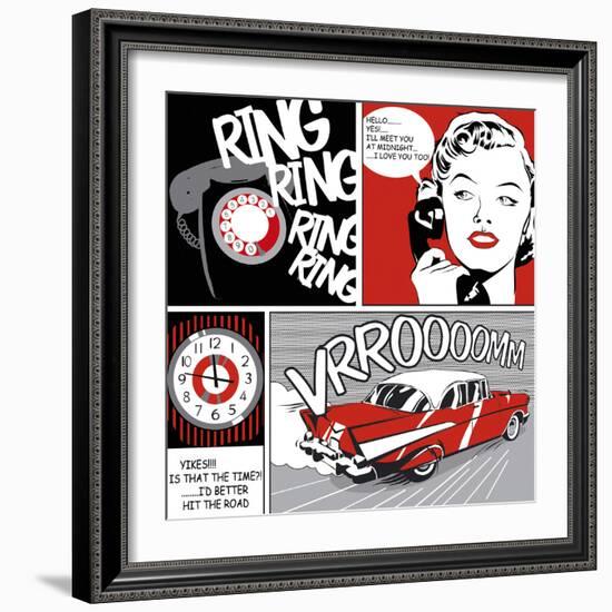 Comic Strip I-Tom Frazier-Framed Giclee Print