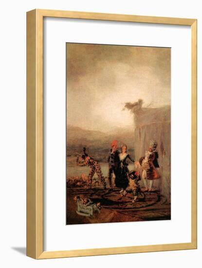 Comicos Ambulantes-Francisco de Goya-Framed Art Print