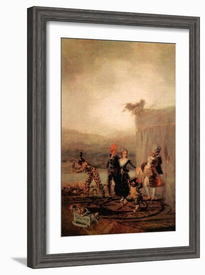 Comicos Ambulantes-Francisco de Goya-Framed Art Print