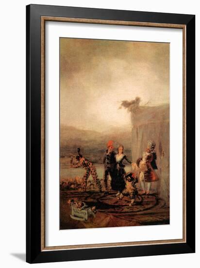 Comicos Ambulantes-Francisco de Goya-Framed Art Print