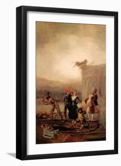 Comicos Ambulantes-Francisco de Goya-Framed Art Print