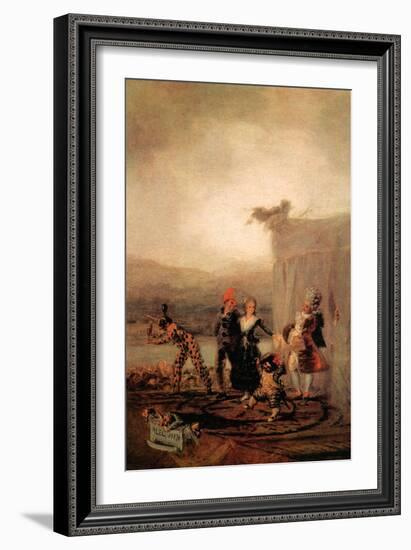 Comicos Ambulantes-Francisco de Goya-Framed Art Print