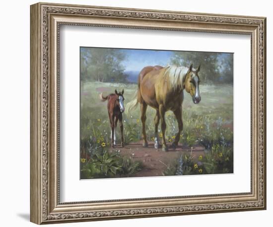 Comin' In-Jack Sorenson-Framed Art Print